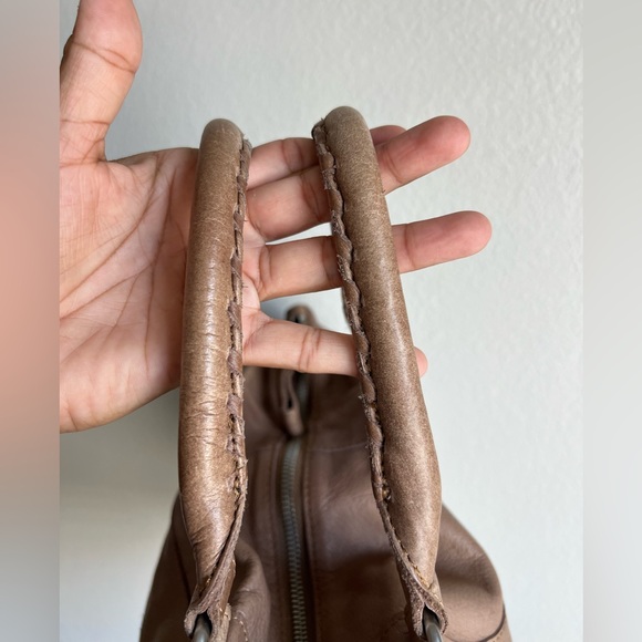 Liebeskind gorgeous quality Soft Taupe Brown Leather Satchel - Picture 5 of 12
